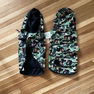 A Bathing Ape (Bape) Dog Rain Coats (x2)